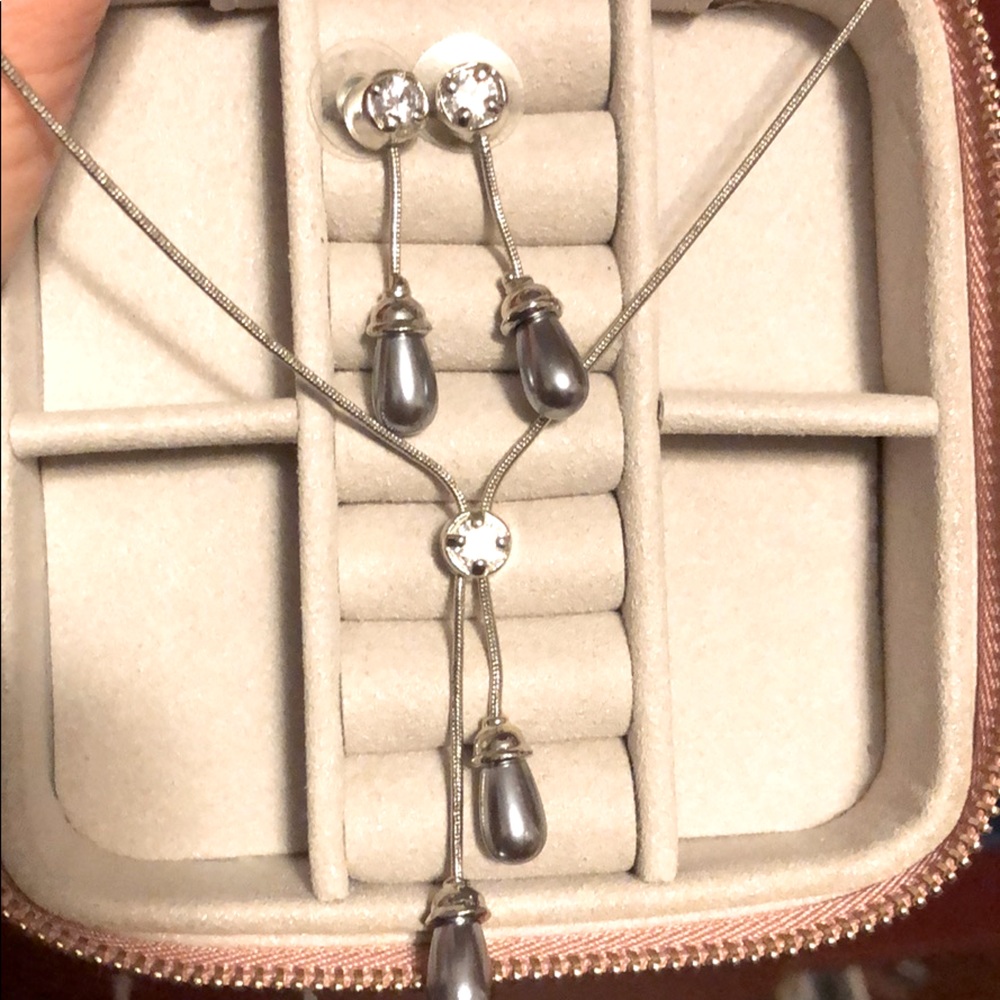 Necklace with matching earring set
